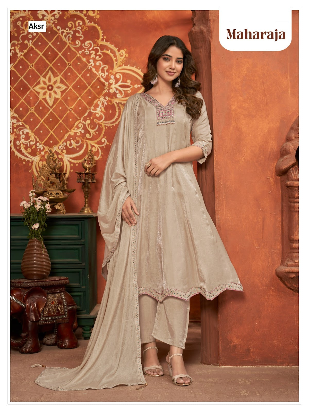 Maharaja Aksr Readymade Anarkali Suits Wholesale Rate