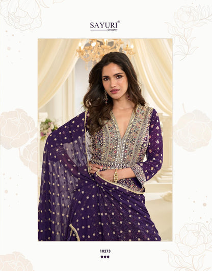 Maharani Sayuri Georgette Gown Dupatta Set Exporter Gujarat