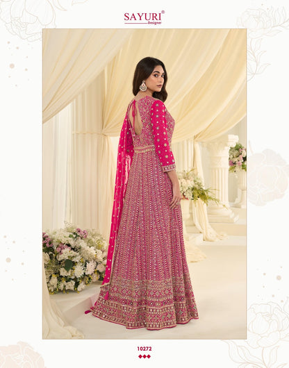 Maharani Sayuri Georgette Gown Dupatta Set Exporter Gujarat
