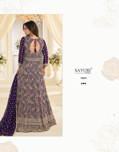 Maharani Sayuri Georgette Gown Dupatta Set Exporter Gujarat