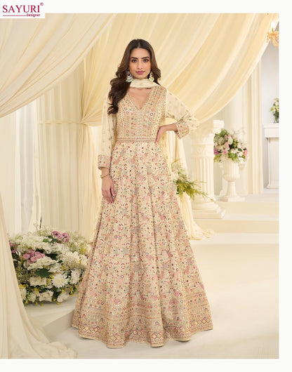 Maharani Sayuri Georgette Gown Dupatta Set Exporter Gujarat