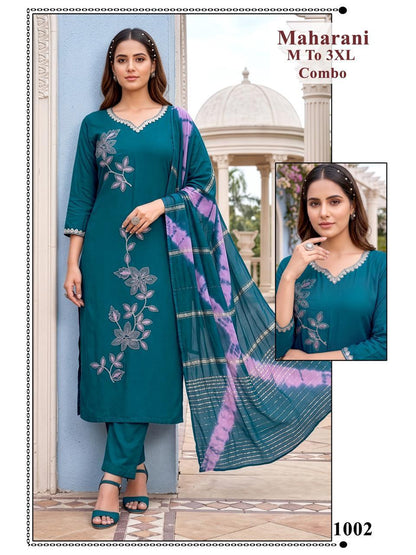 Maharani Vkh Roman Silk Readymade Pant Style Suits Wholesale