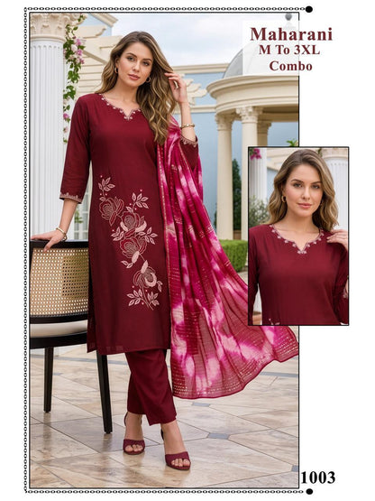 Maharani Vkh Roman Silk Readymade Pant Style Suits Wholesale