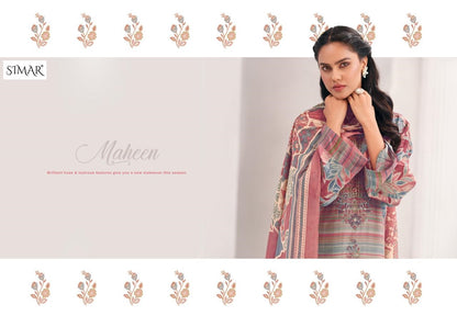 Maheen Simar Viscose Muslin Pant Style Suits Supplier