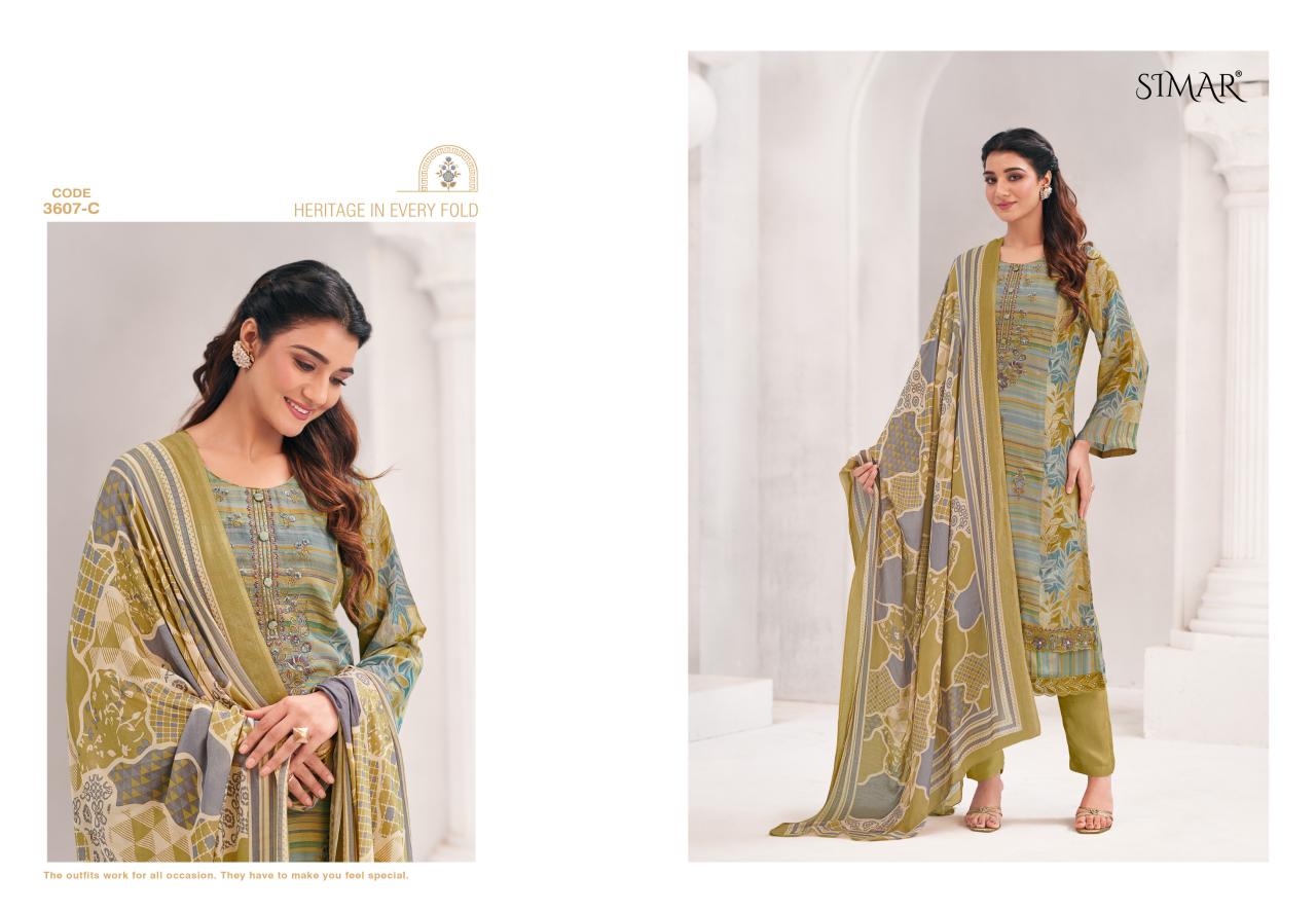 Maheen Simar Viscose Muslin Pant Style Suits Supplier