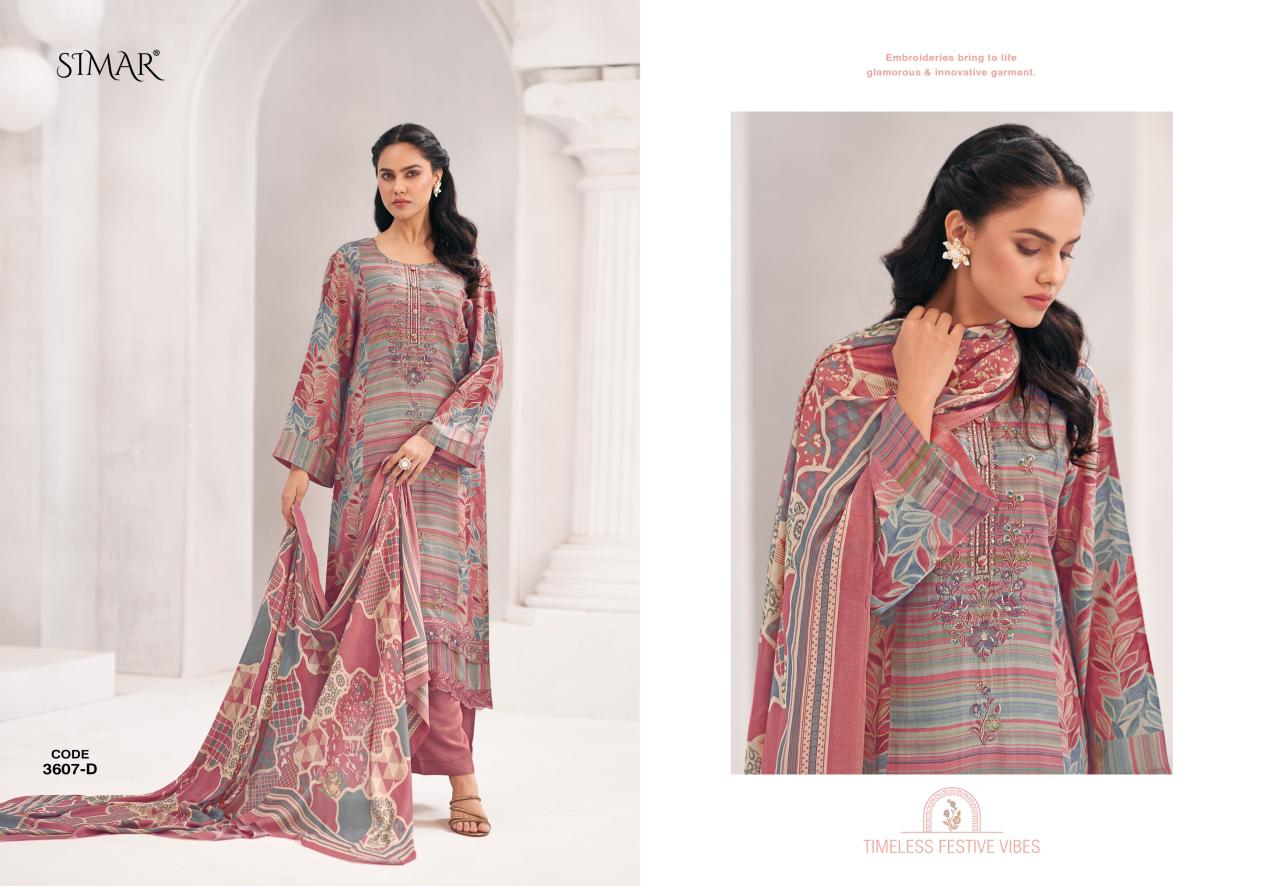 Maheen Simar Viscose Muslin Pant Style Suits Supplier