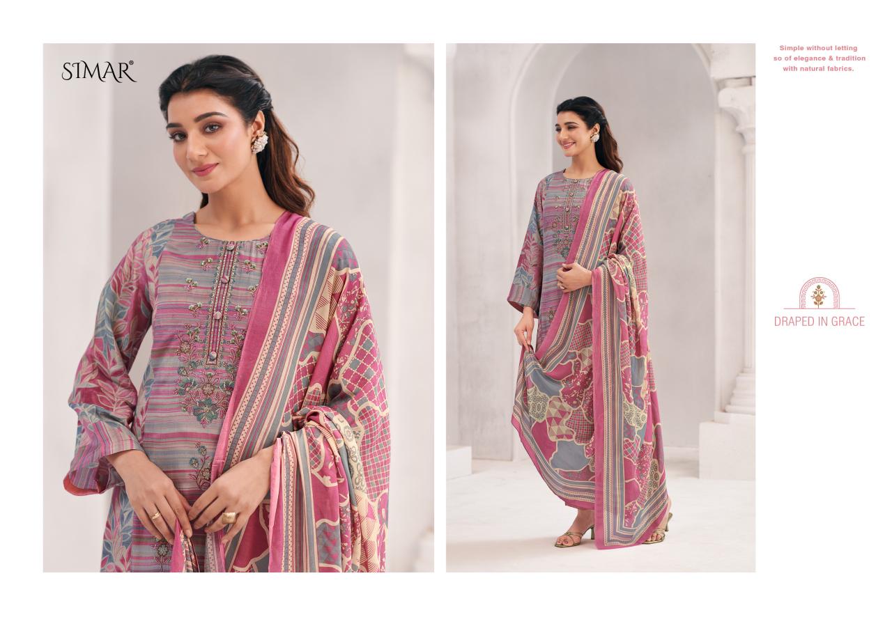 Maheen Simar Viscose Muslin Pant Style Suits Supplier