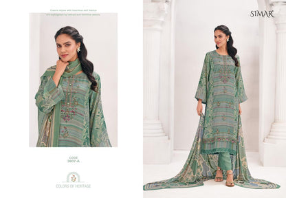 Maheen Simar Viscose Muslin Pant Style Suits Supplier