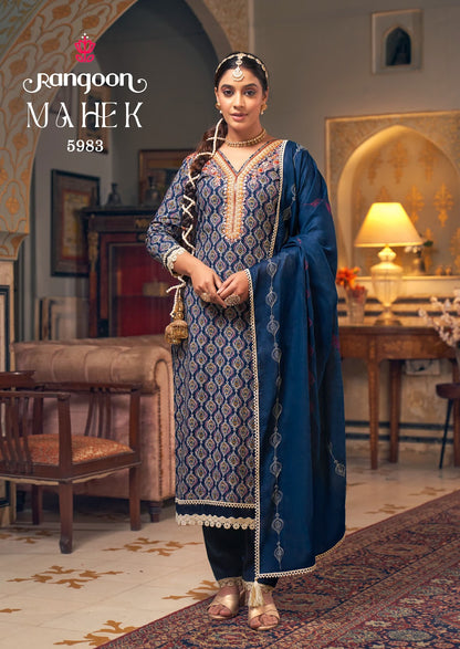 Mahek Rangoon Pure Cotton Readymade Suits Wholesaler Gujarat