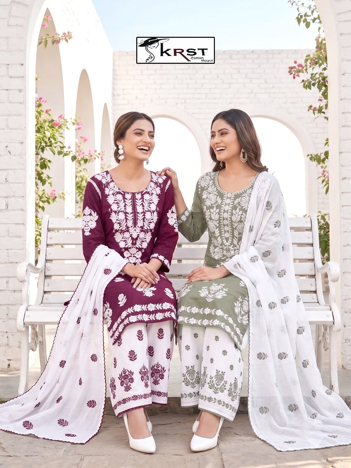 Mahek Vol 13 Krst Rayon 14Kg Readymade Plazzo Style Suits Wholesaler
