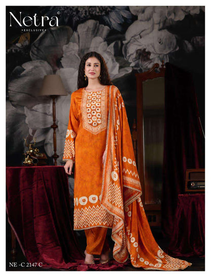 Mahek Vol 2 Netra Muslin Pant Style Suits Supplier