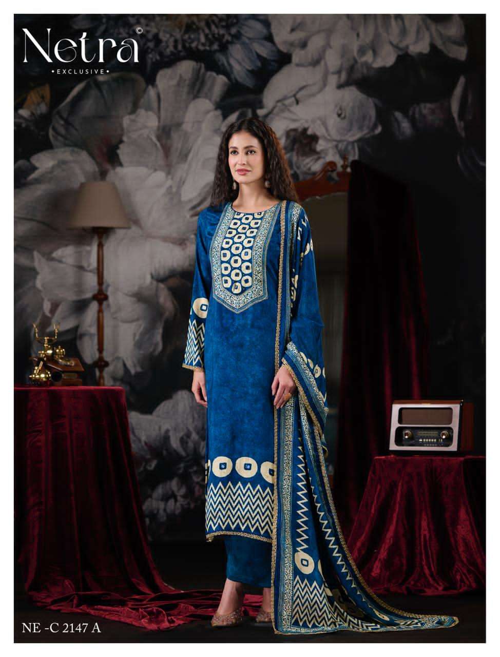 Mahek Vol 2 Netra Muslin Pant Style Suits Supplier