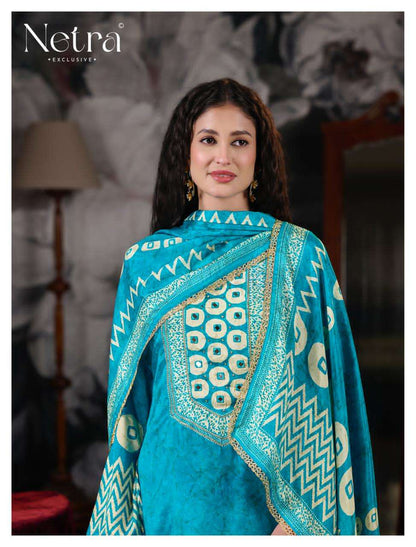 Mahek Vol 2 Netra Muslin Pant Style Suits Supplier