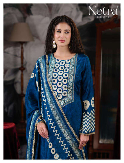 Mahek Vol 2 Netra Muslin Pant Style Suits Supplier