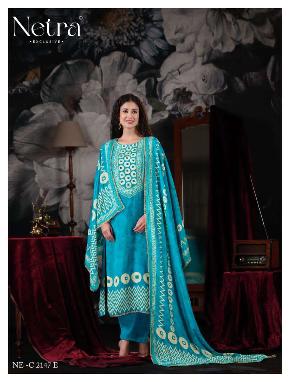 Mahek Vol 2 Netra Muslin Pant Style Suits Supplier