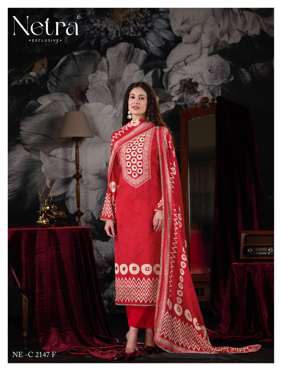 Mahek Vol 2 Netra Muslin Pant Style Suits Supplier