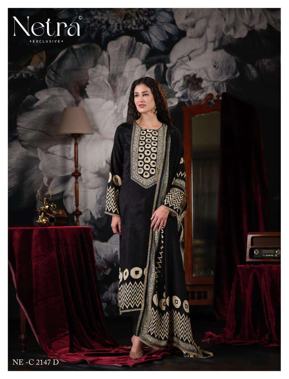 Mahek Vol 2 Netra Muslin Pant Style Suits Supplier