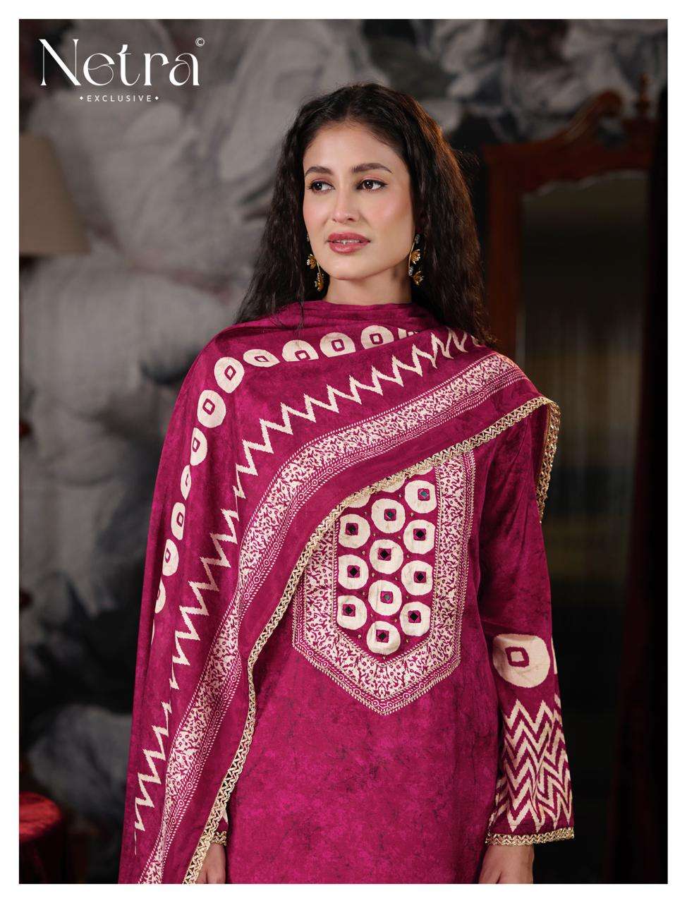 Mahek Vol 2 Netra Muslin Pant Style Suits Supplier