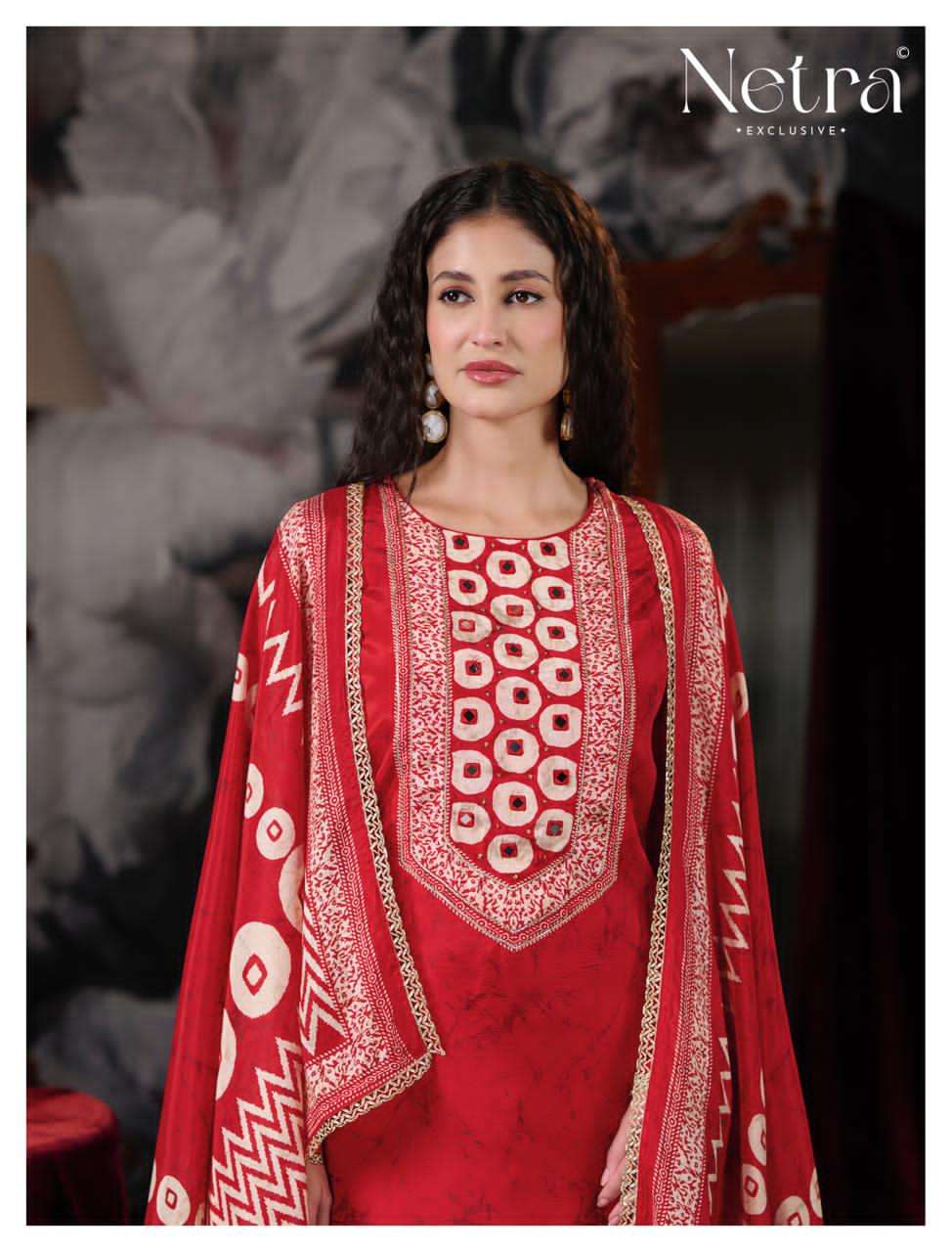 Mahek Vol 2 Netra Muslin Pant Style Suits Supplier