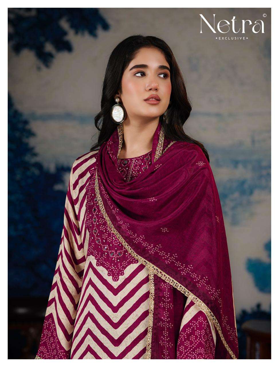 Mahek Vol 4 Netra Bemberg Pant Style Suits Supplier India