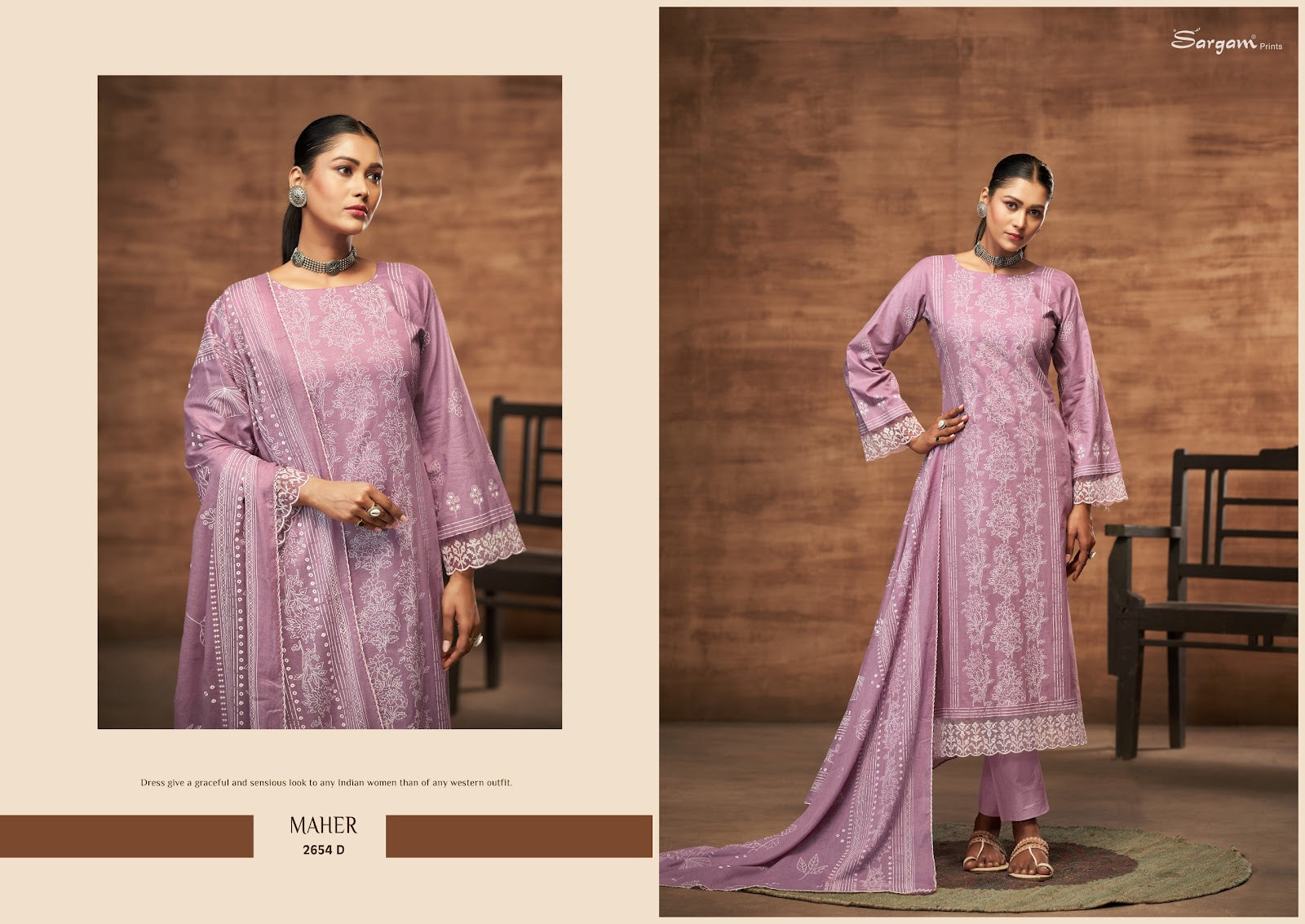 Maher Sargam Prints Pure Lawn Pant Style Suits Supplier India