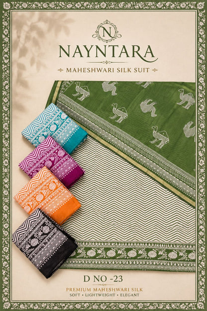 Maheshwari Silk Nayntara Salwar Suits Wholesale Rate