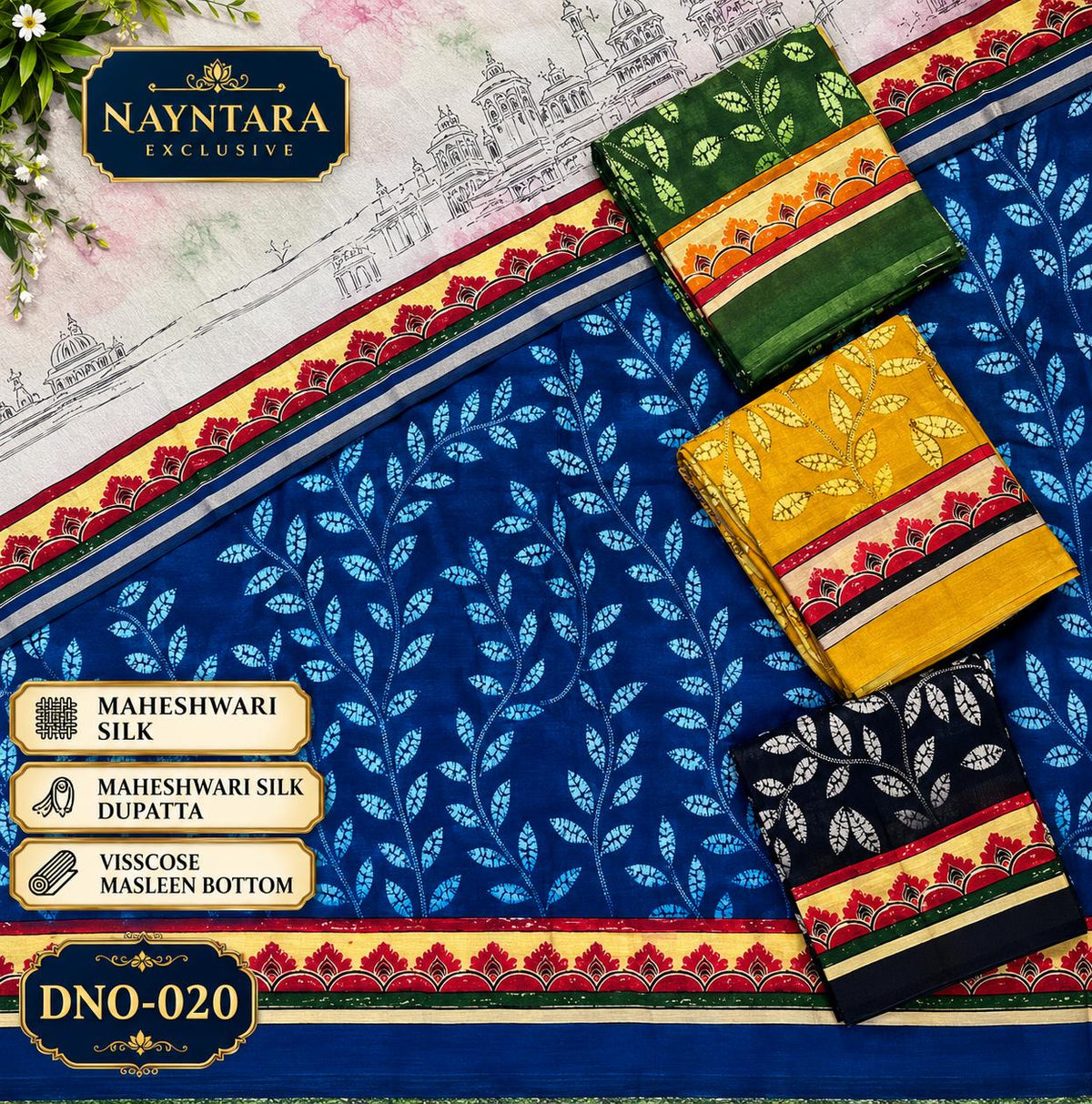 Maheshwari Silk Nayntara Salwar Suits Wholesale Rate