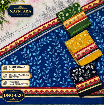 Maheshwari Silk Nayntara Salwar Suits Wholesale Rate