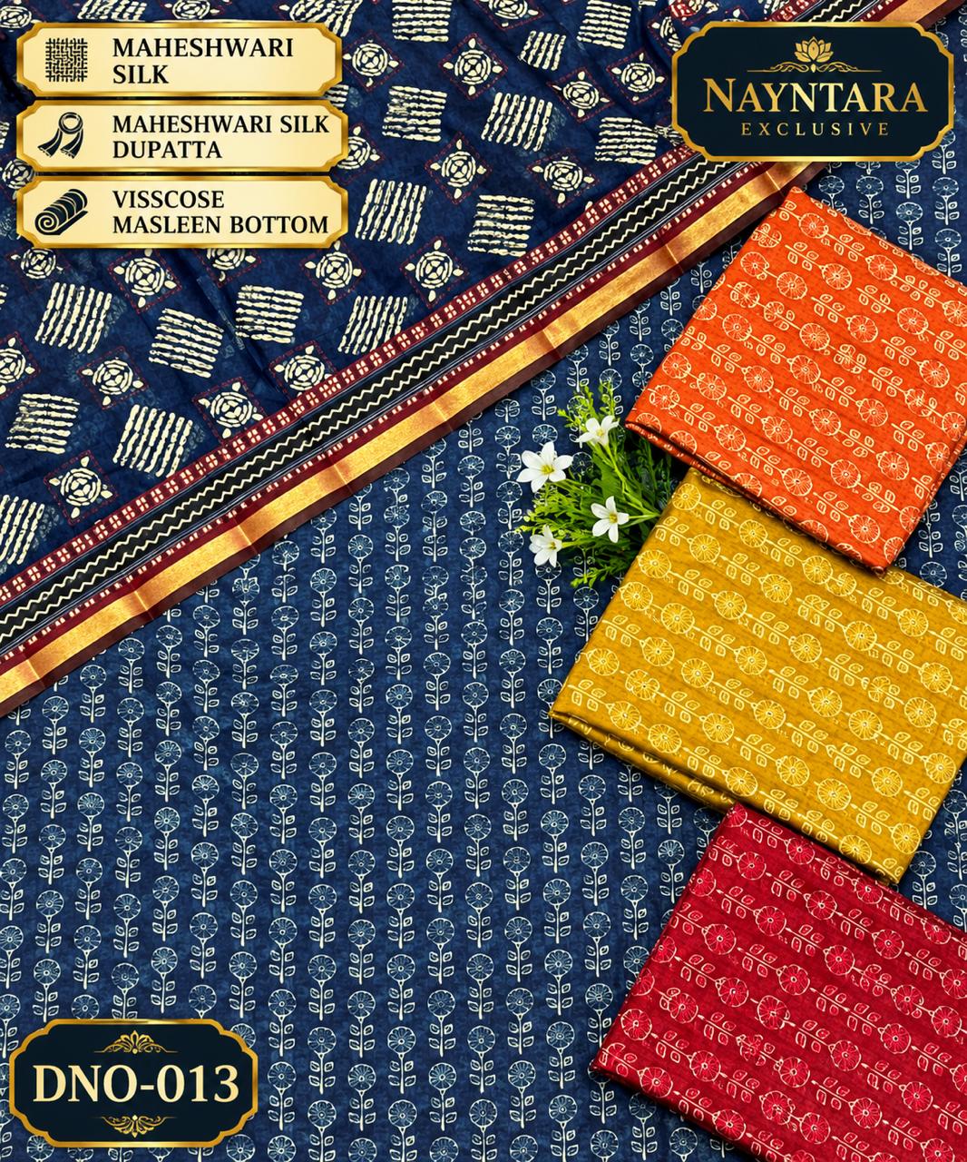 Maheshwari Silk Nayntara Salwar Suits Wholesale Rate