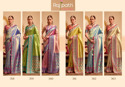 Maheswari Rajpath Tissue Silk Sarees Exporter
