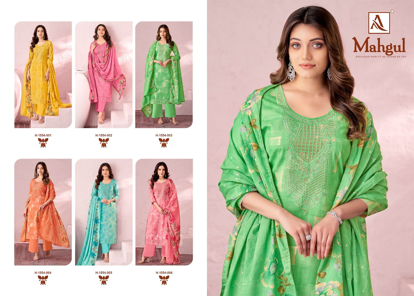 Mahgul Alok Cotton Pant Style Suits Wholesaler Ahmedabad
