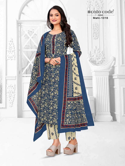 Mahi Coto Code Cotton Dress Material Supplier Gujarat