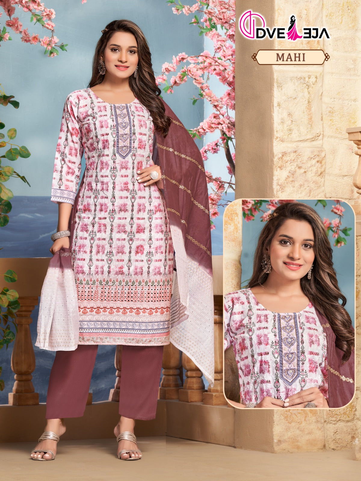 Mahi Dveeja Fashion Cotton Readymade Pant Style Suits Exporter Gujarat