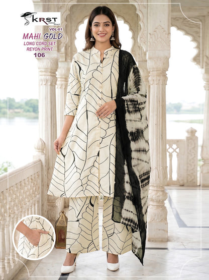 Mahi Gold Vol 1 Krst Rayon 14Kg Readymade Plazzo Style Suits Wholesaler India