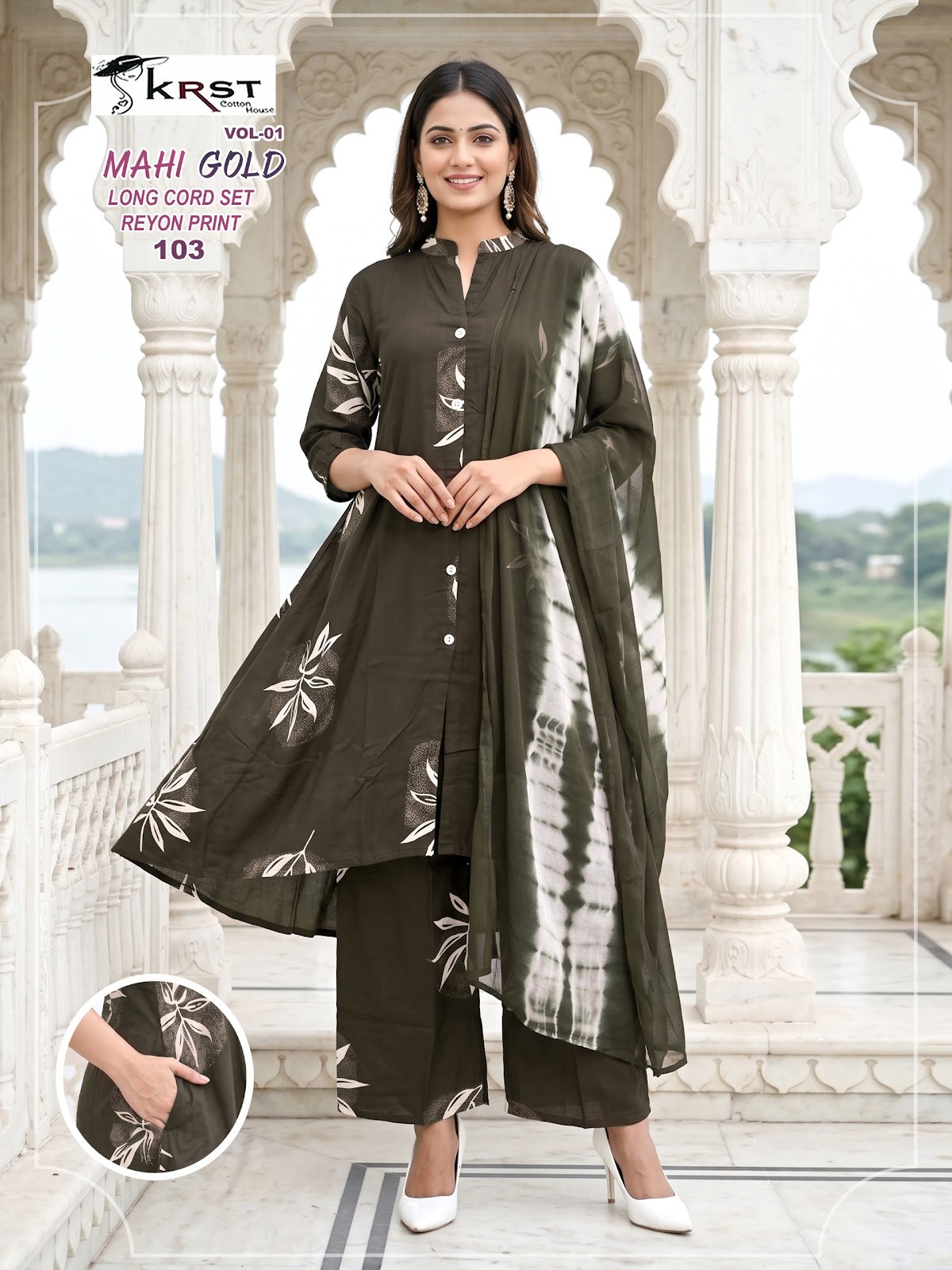Mahi Gold Vol 1 Krst Rayon 14Kg Readymade Plazzo Style Suits Wholesaler India