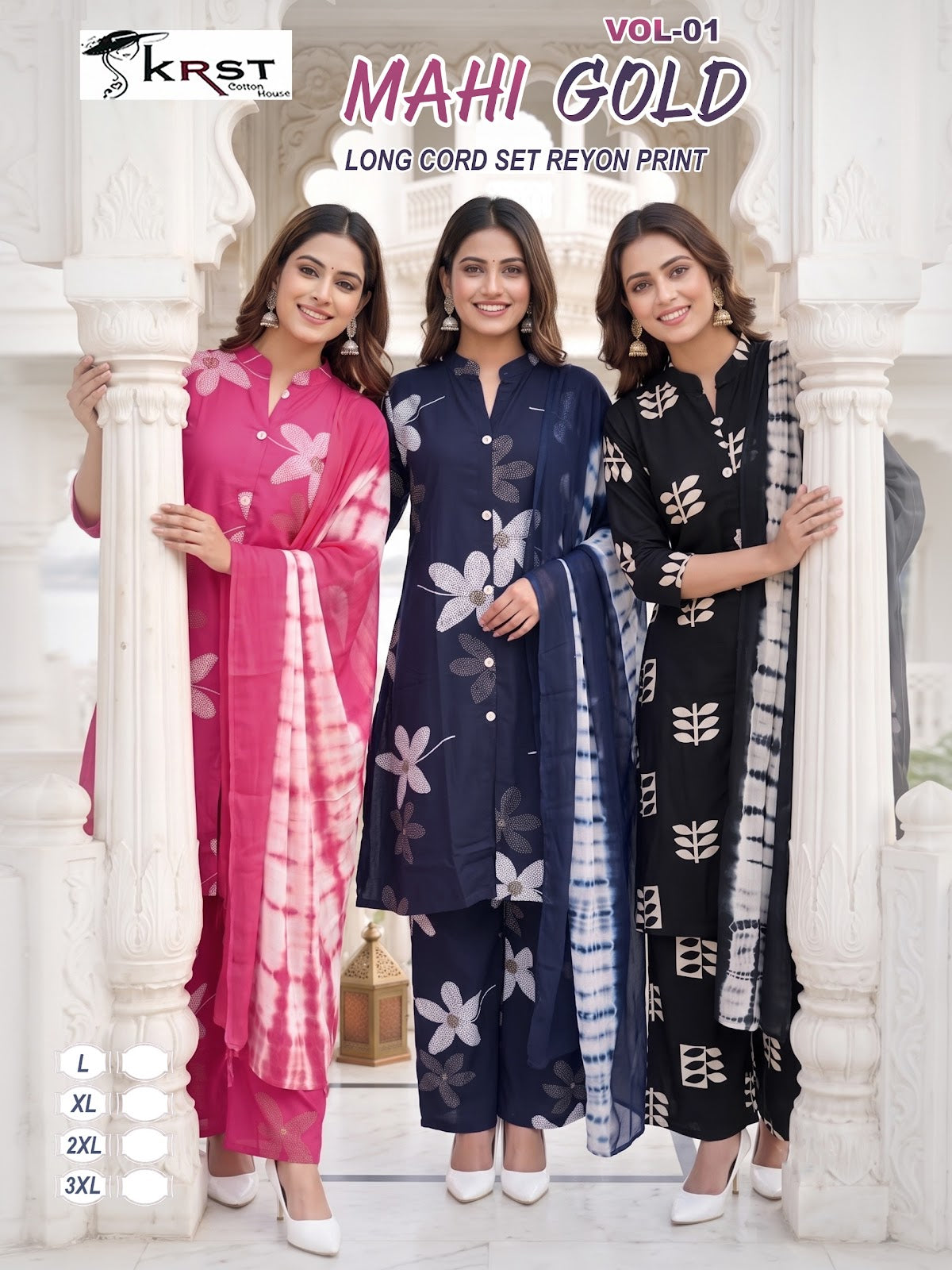 Mahi Gold Vol 1 Krst Rayon 14Kg Readymade Plazzo Style Suits Wholesaler India