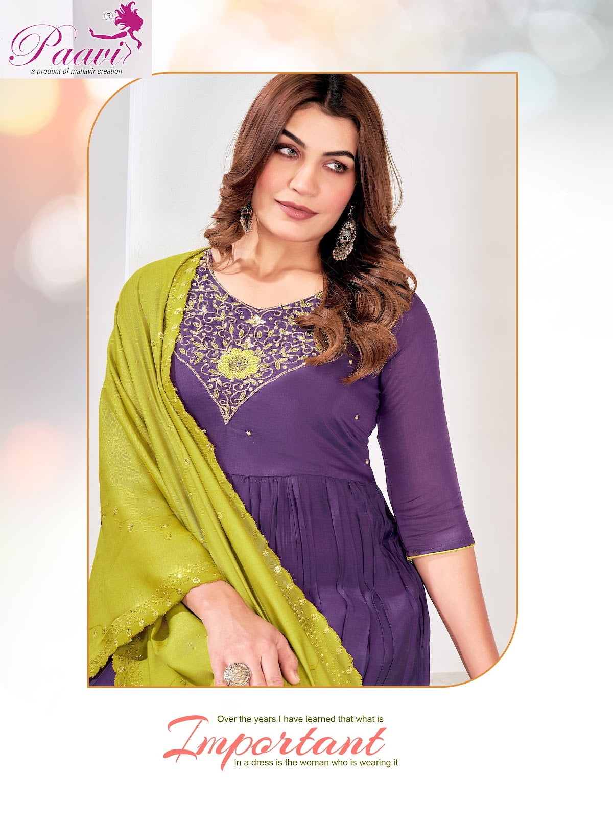 Mahi Paavi Mal Chanderi Readymade Anarkali Suits Manufacturer Gujarat