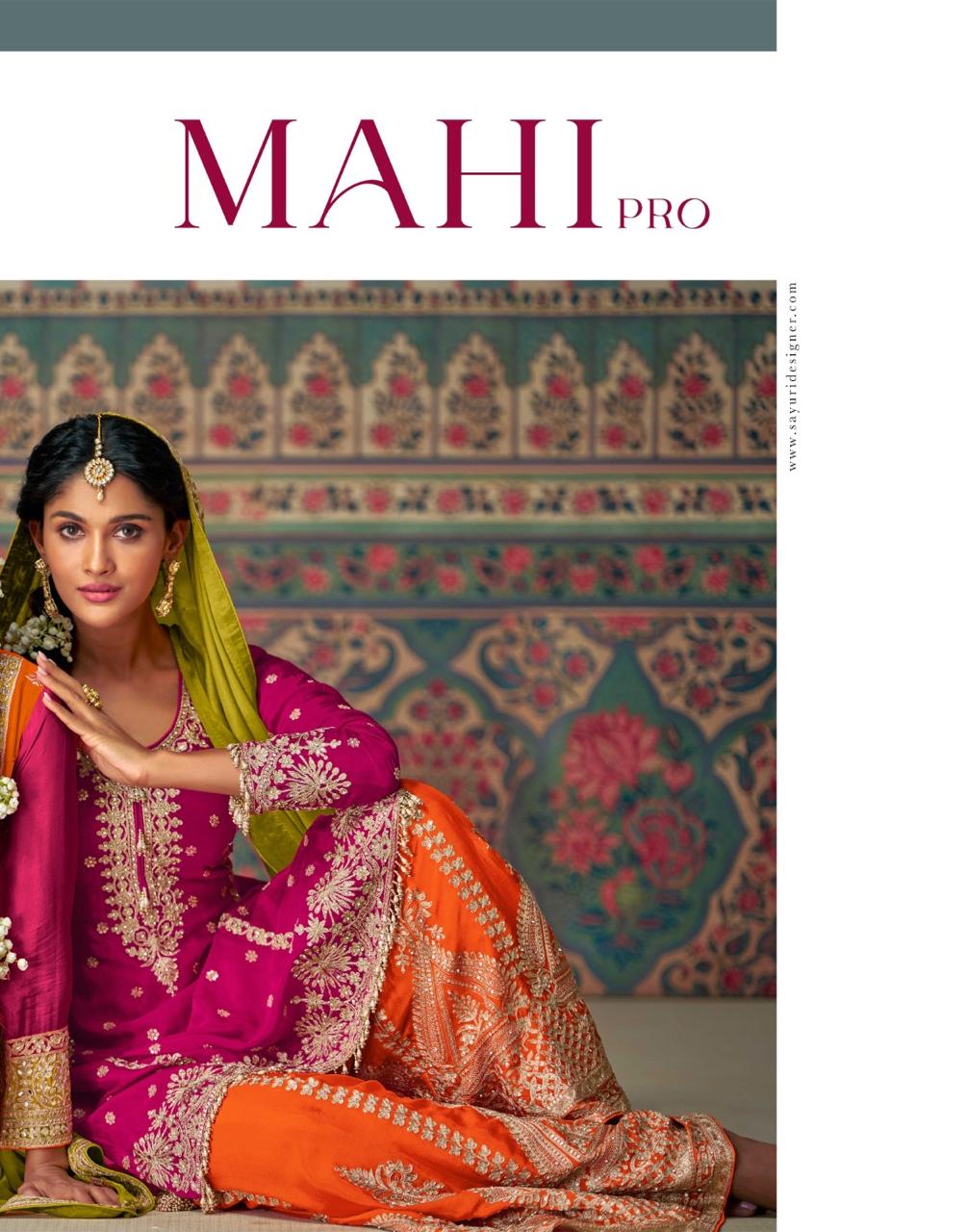 Mahi Pro Sayuri Chinon Silk Readymade Suits Exporter India