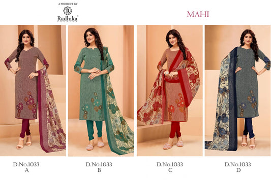 Mahi Radhika Fashion Jaam Cotton Pant Style Suits Exporter India