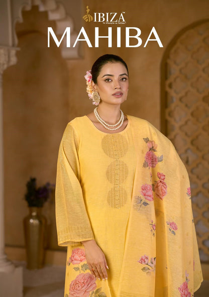 Mahiba Ibiza Lilen Pant Style Suits Supplier Gujarat