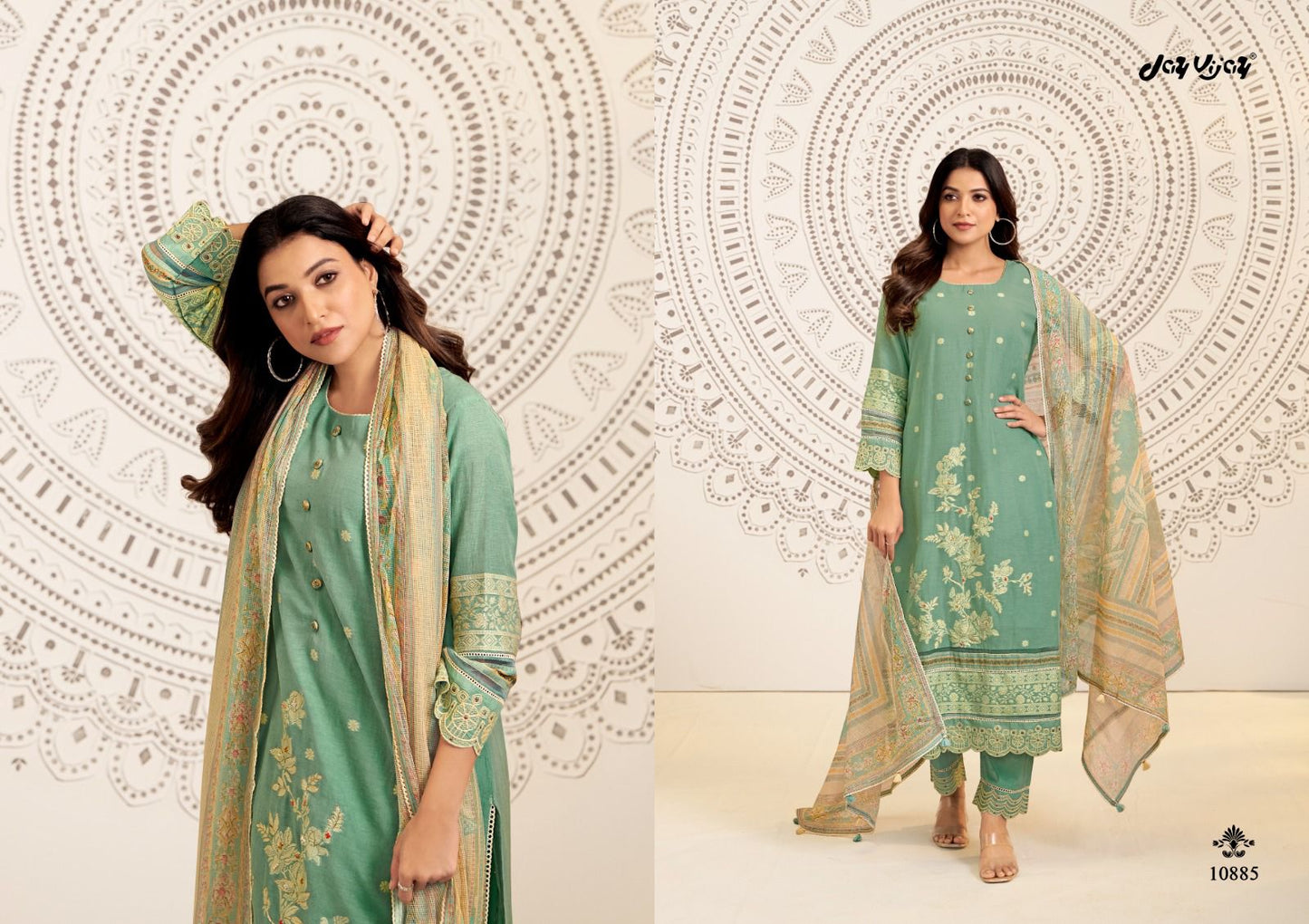 Mahika Jay Vijay Lilen Pant Style Suits Manufacturer