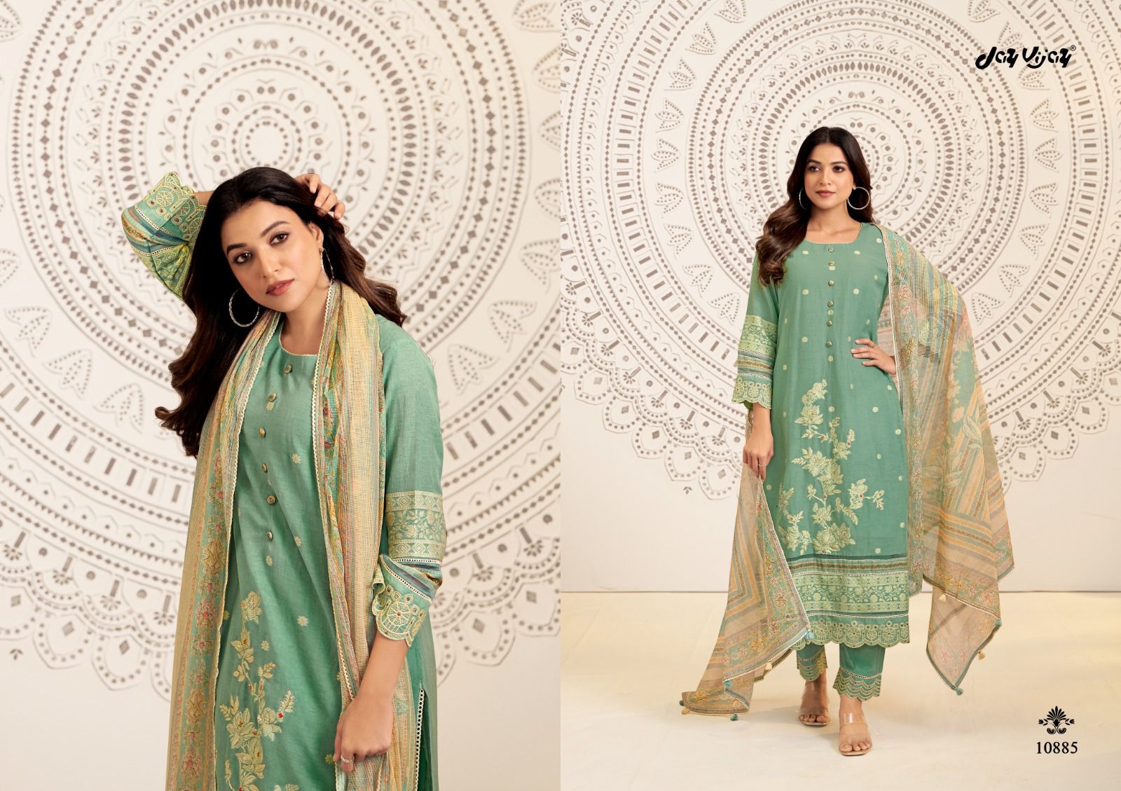 Mahika Jay Vijay Lilen Pant Style Suits Manufacturer
