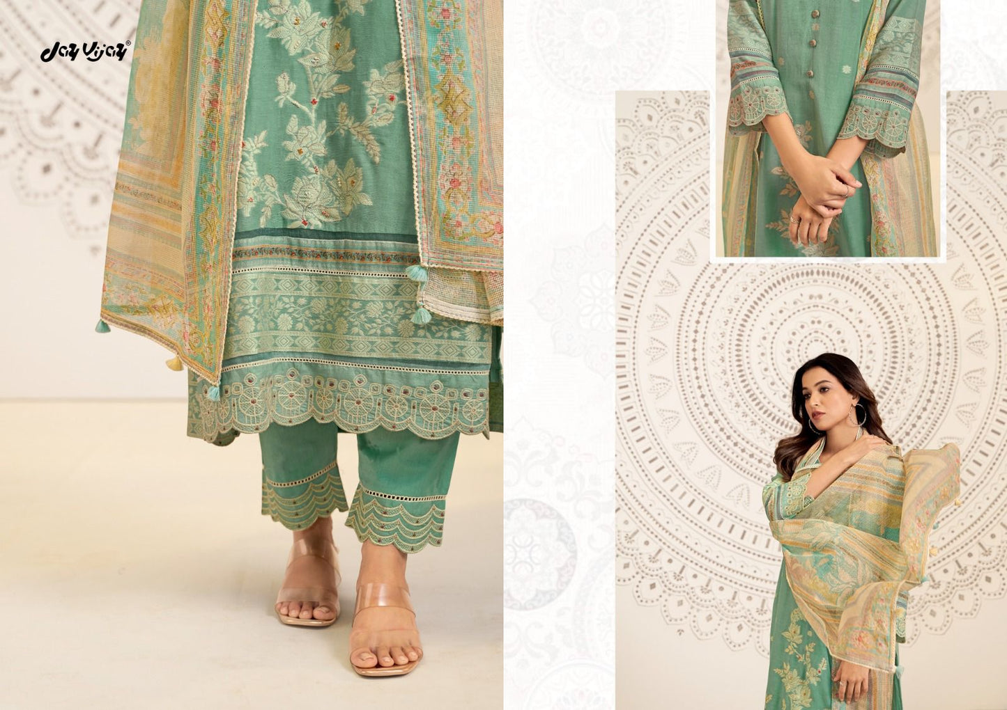 Mahika Jay Vijay Lilen Pant Style Suits Manufacturer