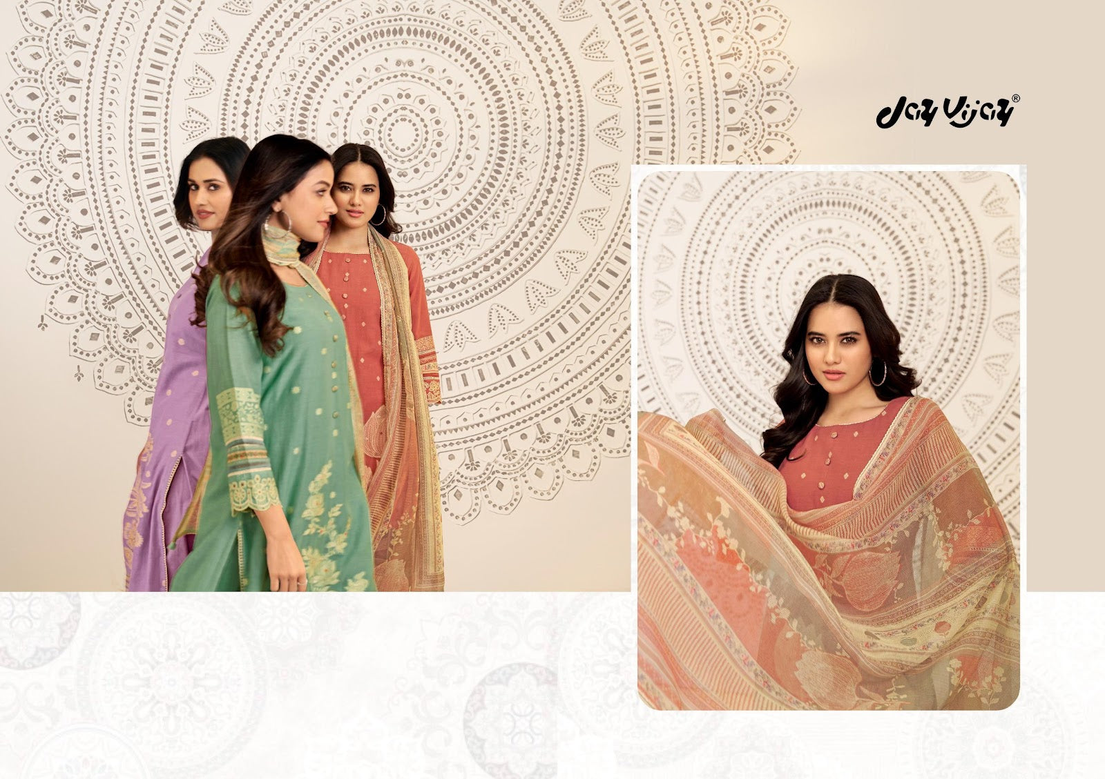 Mahika Jay Vijay Lilen Pant Style Suits Manufacturer
