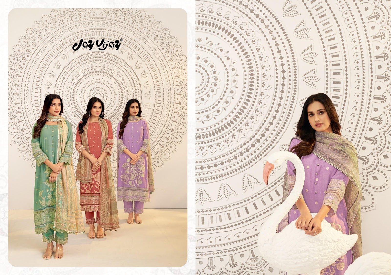 Mahika Jay Vijay Lilen Pant Style Suits Manufacturer