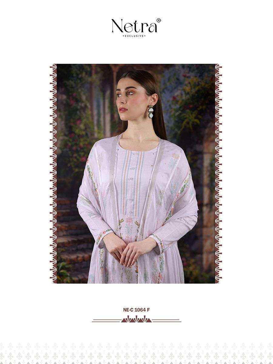Mahika Netra Pure Linen Pant Style Suits Exporter Ahmedabad