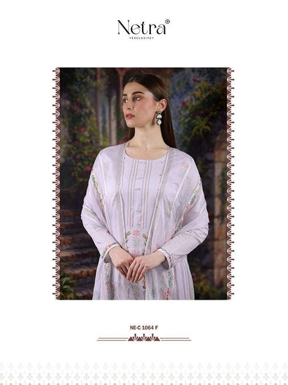 Mahika Netra Pure Linen Pant Style Suits Exporter Ahmedabad