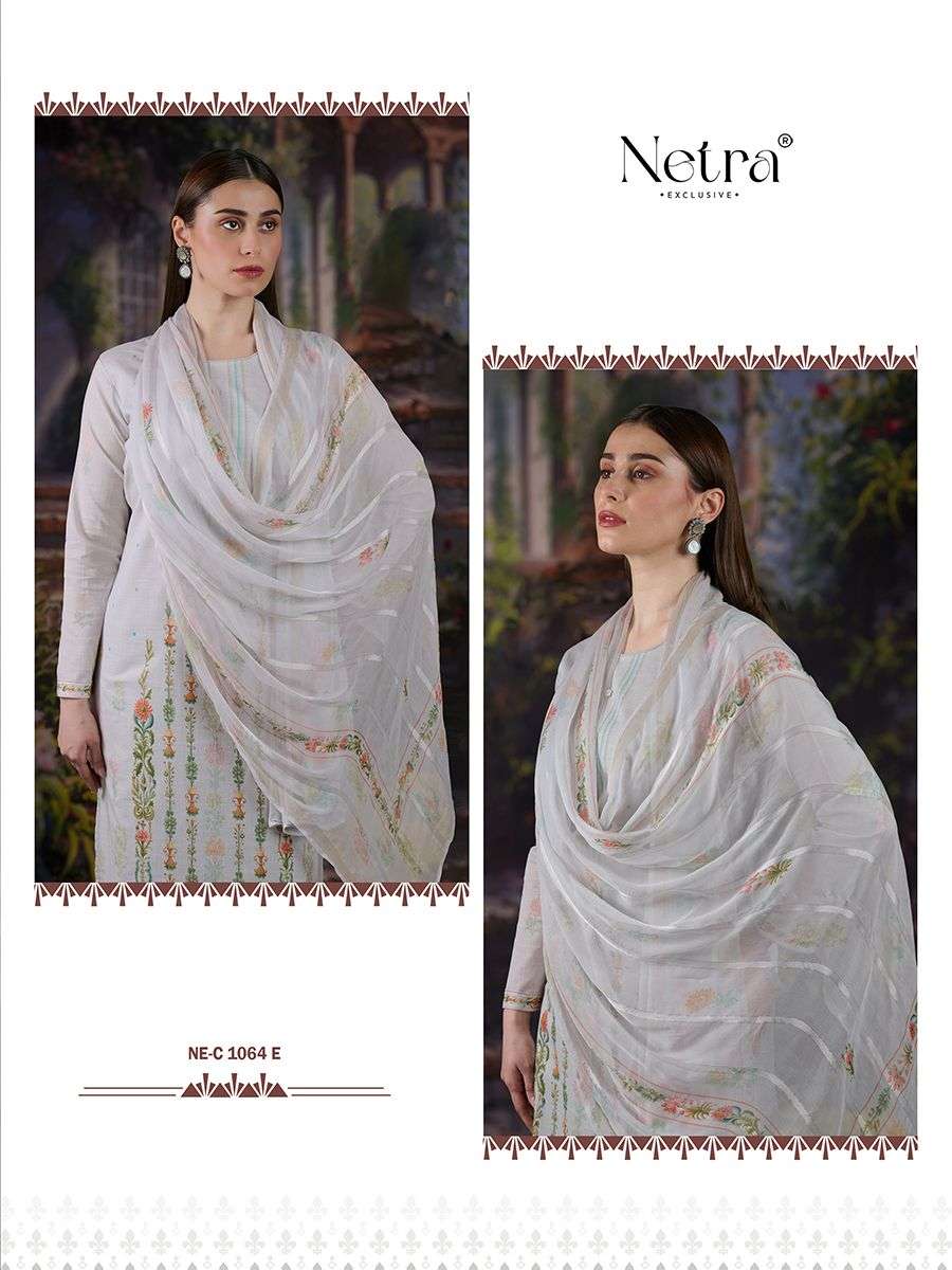 Mahika Netra Pure Linen Pant Style Suits Exporter Ahmedabad