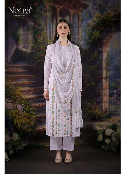 Mahika Netra Pure Linen Pant Style Suits Exporter Ahmedabad
