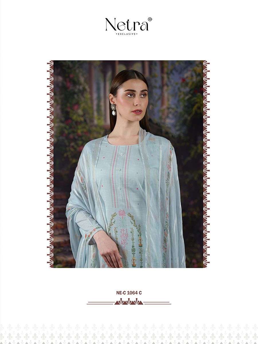 Mahika Netra Pure Linen Pant Style Suits Exporter Ahmedabad
